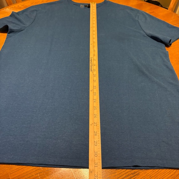 Express Blue Linen Blend Short Sleeve T-Shirt Men’s XL-Tall. - Picture 12 of 14
